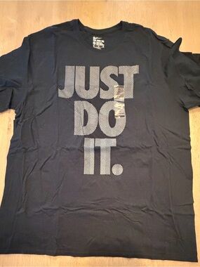 Nike Men’s Black 'Just Do It.' Graphic T-Shirt Size XXL